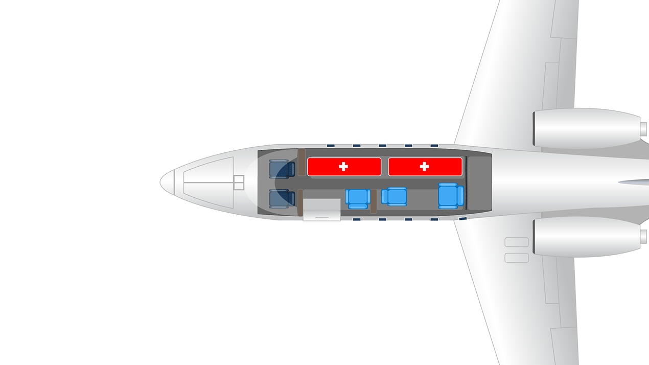 SkyAngels Air Ambulance Learjet 60